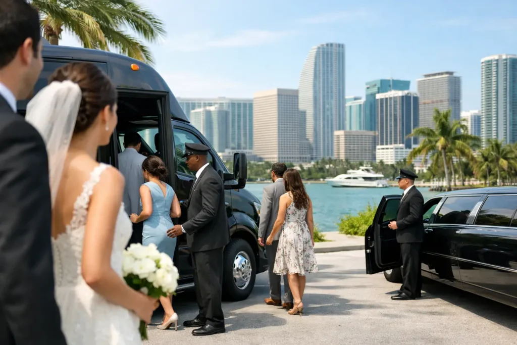Wedding Guest Transportation Miami Planning