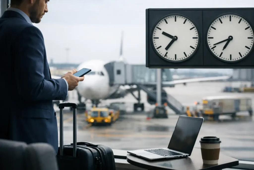 How to Handle Delayed Flights Without Losing Time